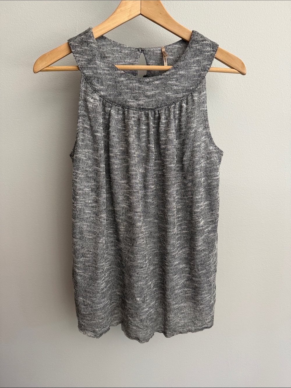 Gray Marled Knit Tank